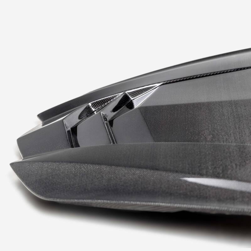 Chevrolet C8 Hood - Anderson Composites - Type-LT Double-Sided - Carbon - 2020